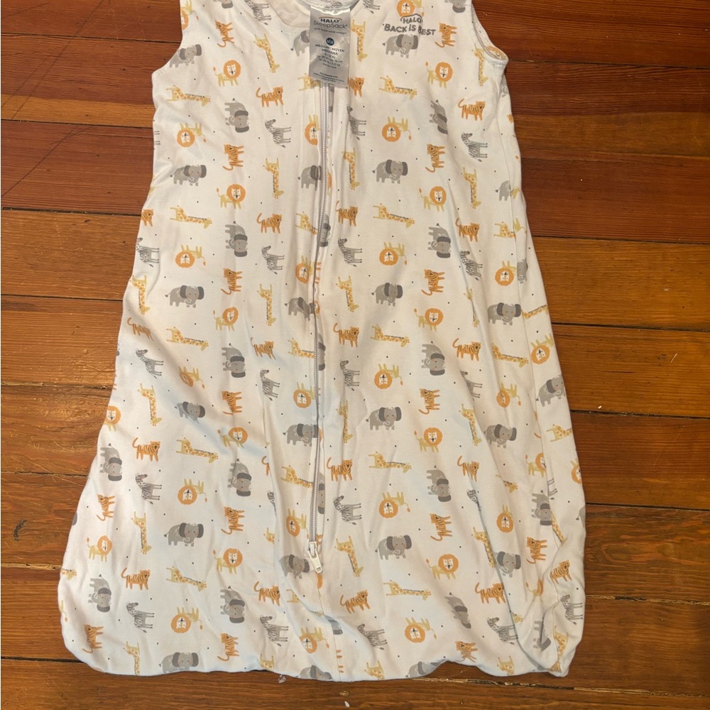 Halo White and Orange Sleep Sack Pajamas